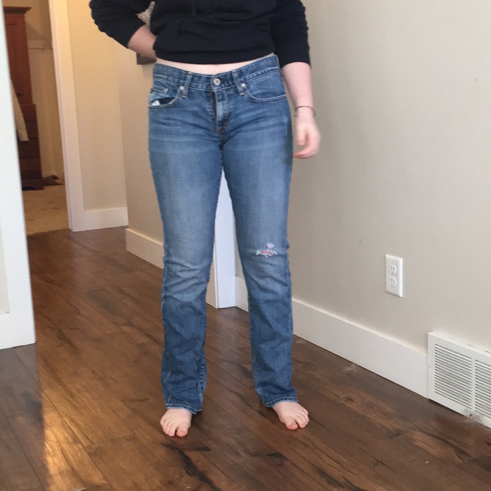 AG Boyfriend Fit Blue Jeans